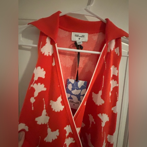 BNWT !! DVF x Target :: Collared Sleeveless Ginkgo Wrap Dress - Picture 6 of 6